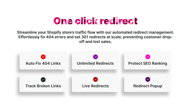 FAST Redirect: Fix 404 links