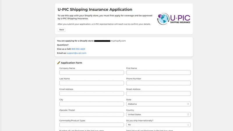 U‑PIC Shipping Insurance