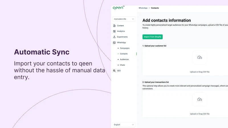 qeen.ai ‑ CRM Integration