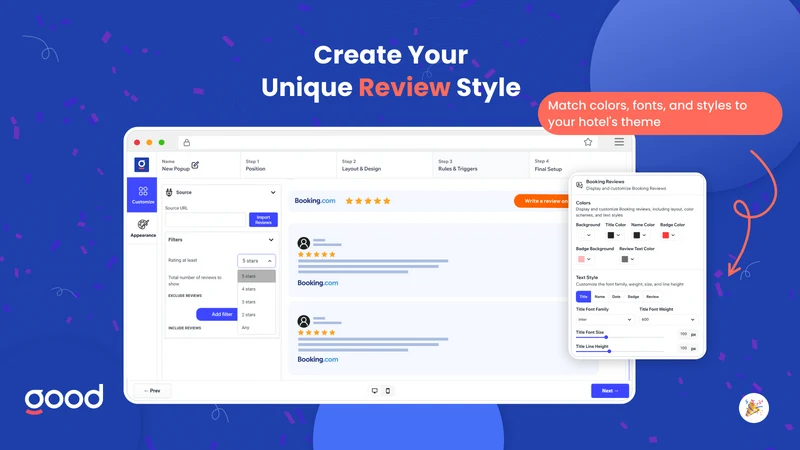 GA: Booking Reviews Importer