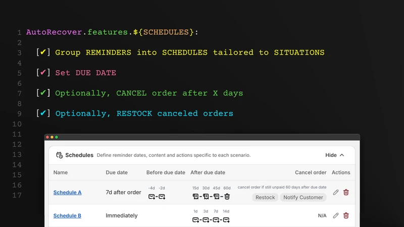 AutoRecover | Reminders & Fees