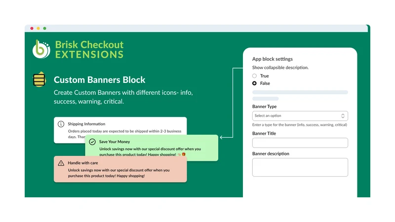Brisk Checkout Customizer