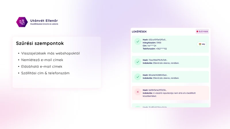 ProteCOD | Utánvét Ellenőr