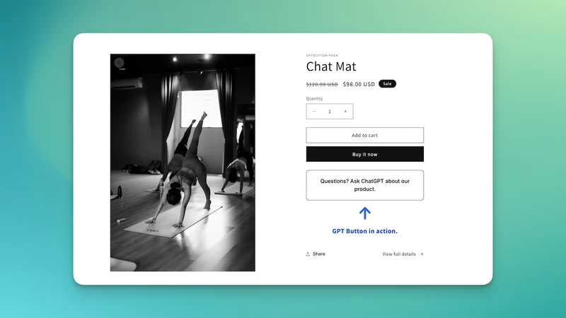 GPTButton: Your AI Salesperson