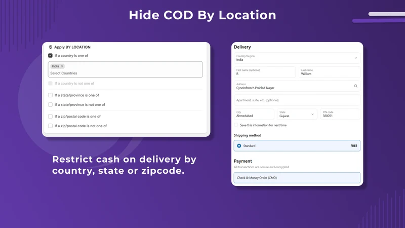 CI ‑ Cash On Delivery COD Fee