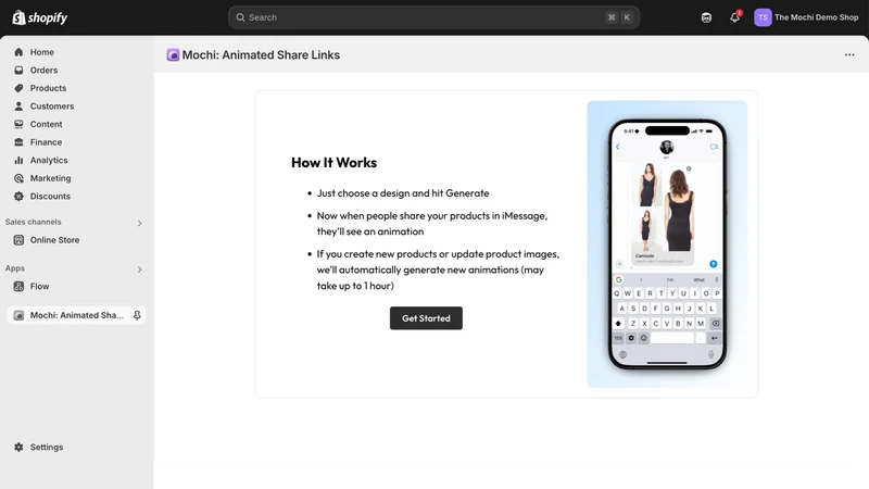 Mochi: Animated iMessage Links