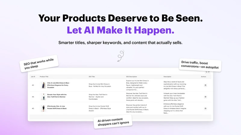 AI Product Details