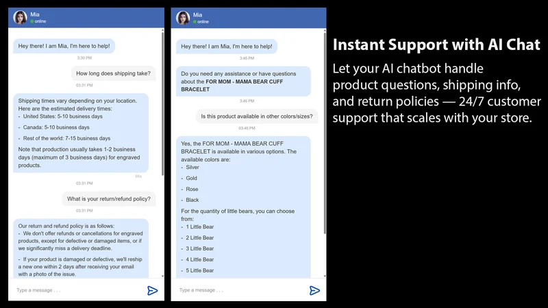 PX AI Chatbot & Contact Form