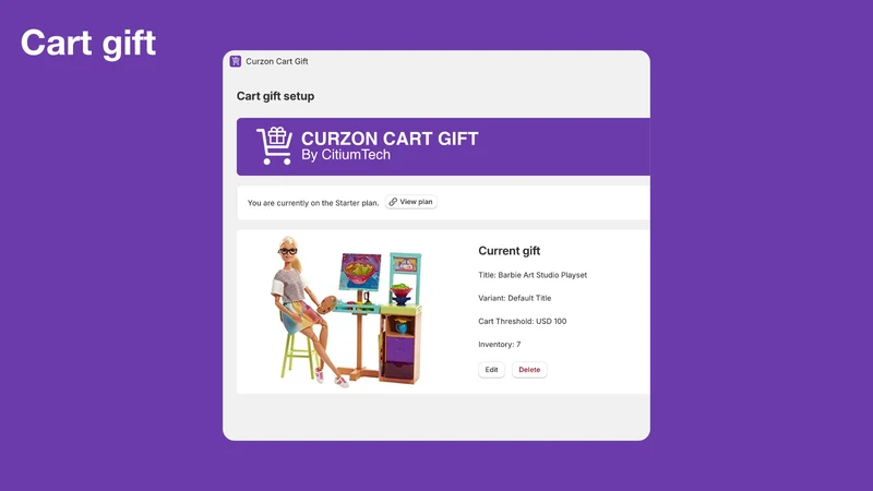 Curzon Cart Gift