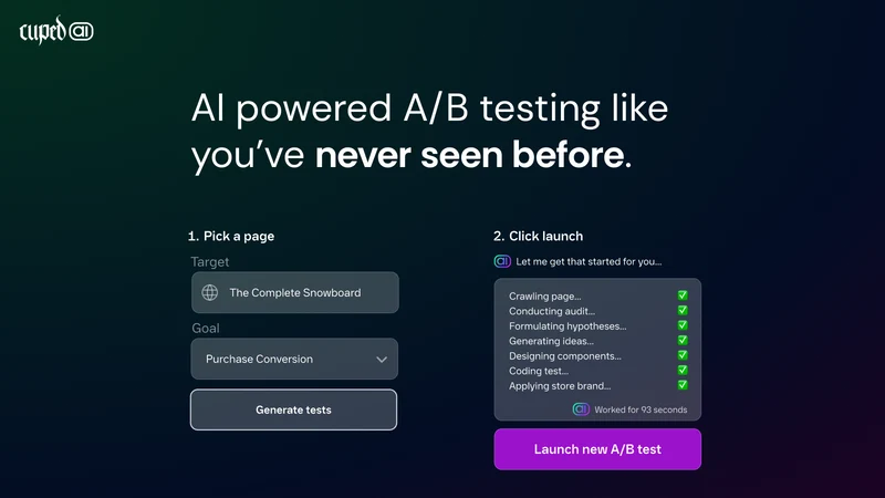 Spar: AI CRO & A/B Testing