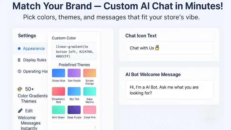 AI ChatBot & Live Chat