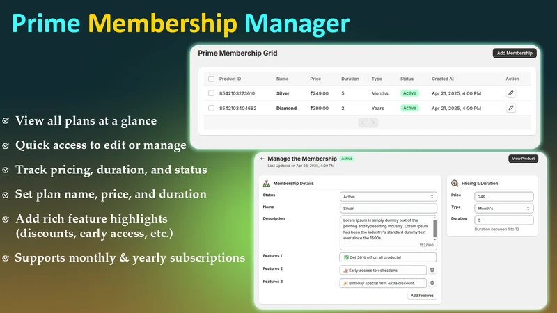 WBL ‑ Prime Membership Pro