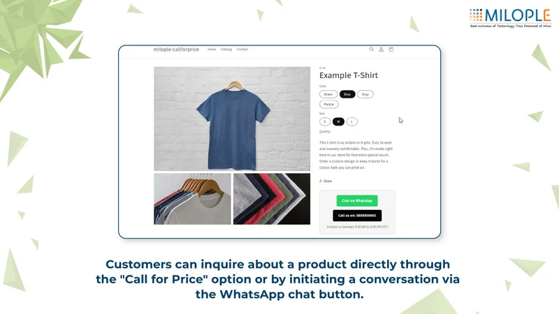 Milople Call For Price
