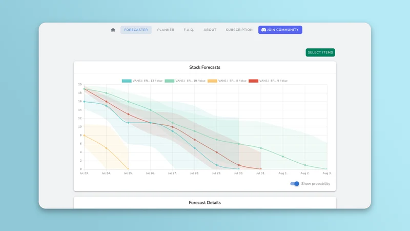 Statistical Inventory Planner