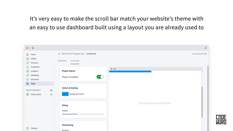 Slick Scroll Progress Bar