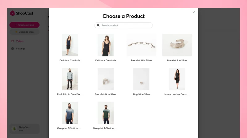 ShopCast: Sales Videos