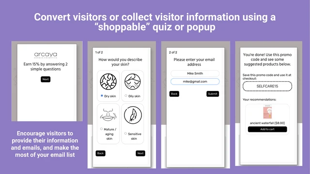 PopWiz ‑ Custom quiz & popup