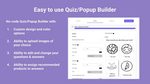 PopWiz ‑ Custom quiz & popup