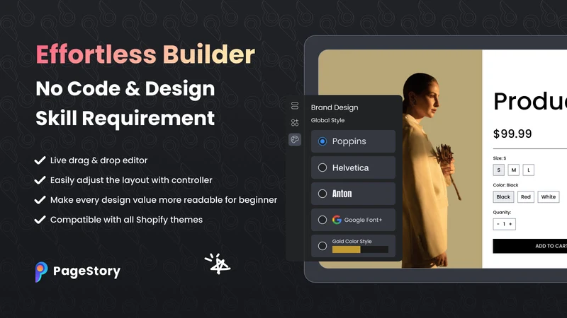 PageStory Section/Page Builder