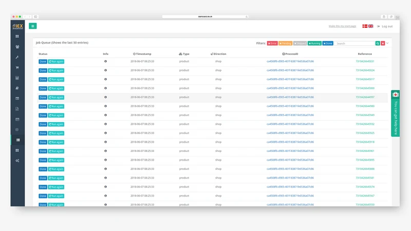 IEX integration for Reviso