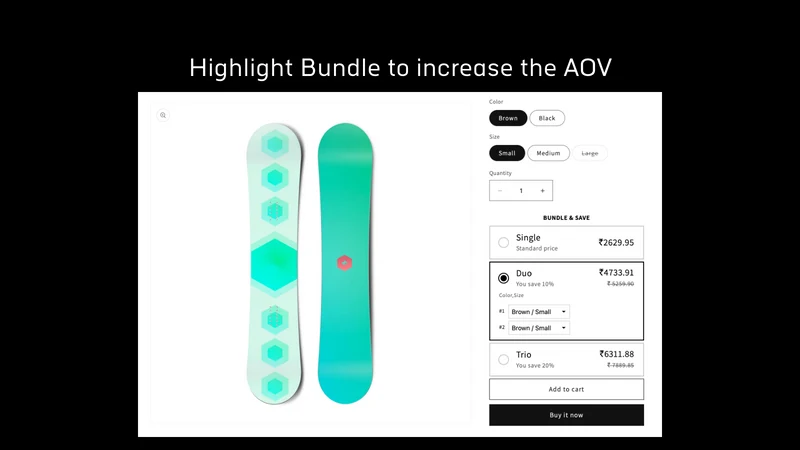 IA: Bundles & Quantity Breaks