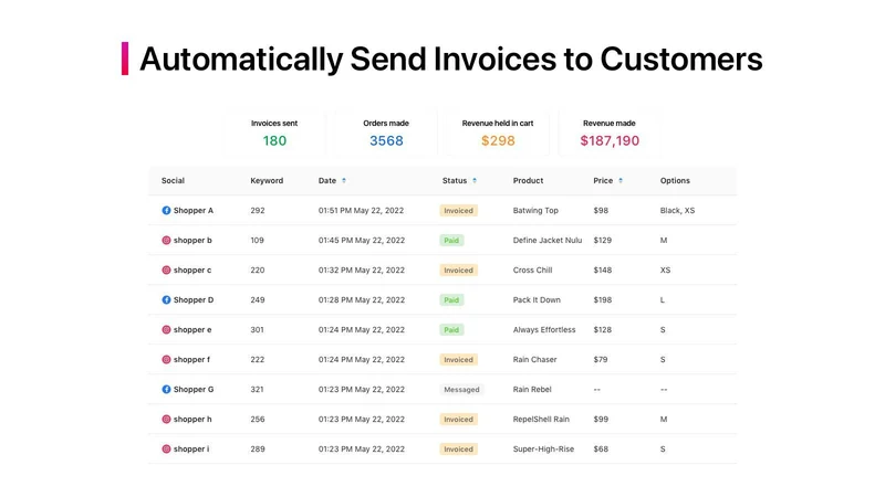 CartSocial: FB IG Live Selling