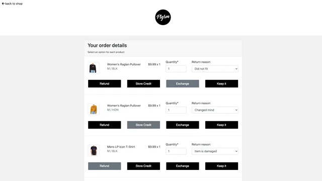 Fabreturns Exchanges & Returns
