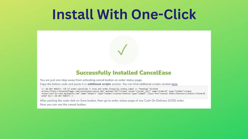 xEase: Order Cancel Button