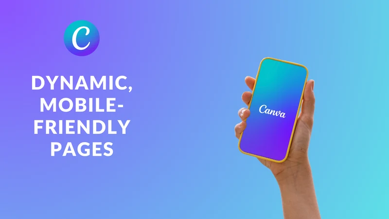 Canva AI Landing Page Builder