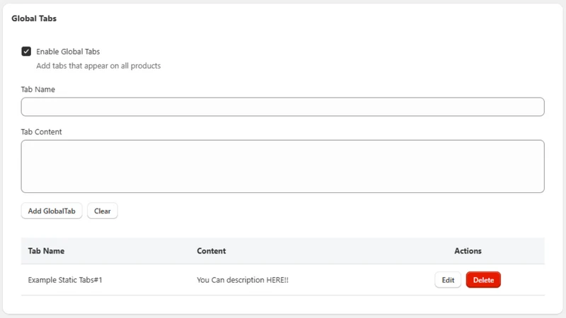 Smart Auto Description Tab