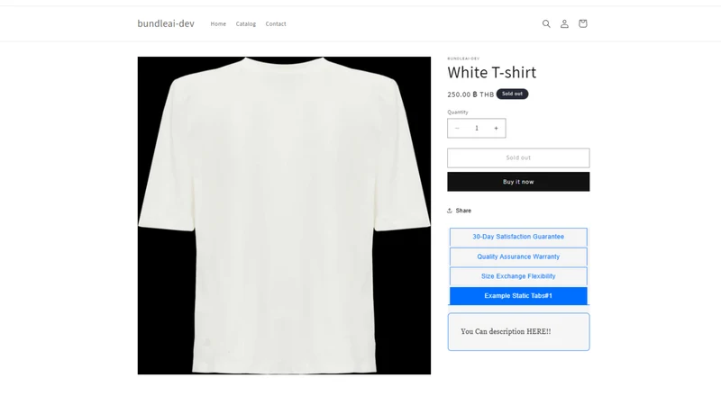 Smart Auto Description Tab