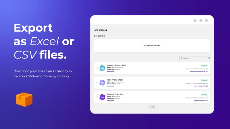 Catalogs + LineSheets Pro B2B