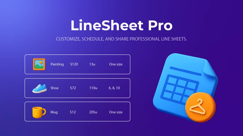 Catalogs + LineSheets Pro B2B
