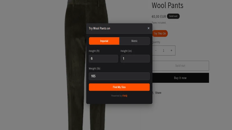 FitIQ ‑ Try it On