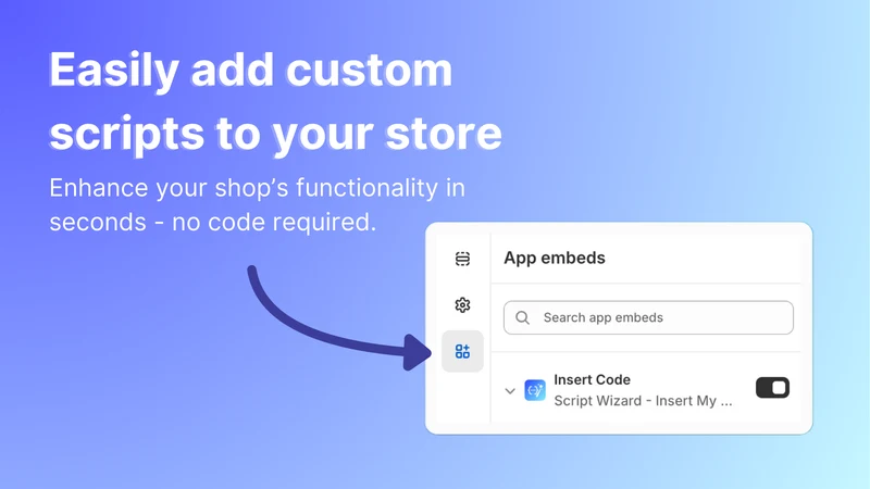 Script Wizard ‑ Insert My Code