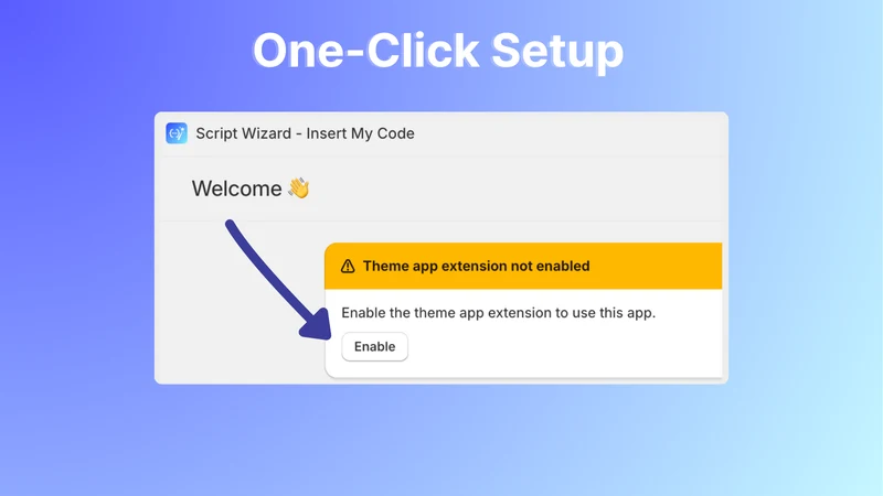 Script Wizard ‑ Insert My Code