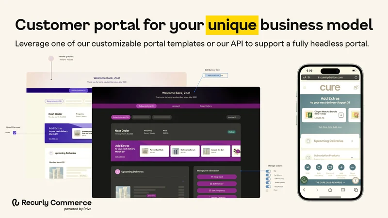 Recurly Commerce Subscriptions