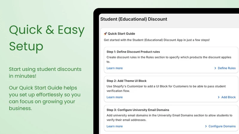 Student (Education) Discount