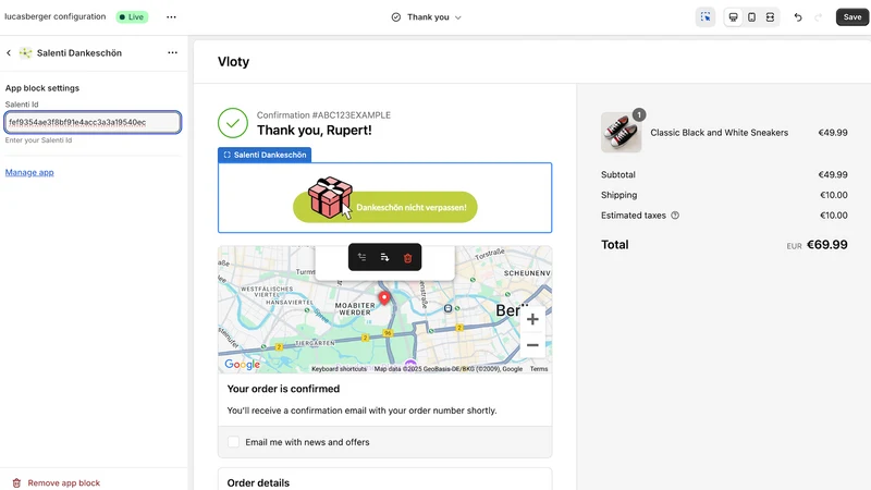salenti Checkout Marketing