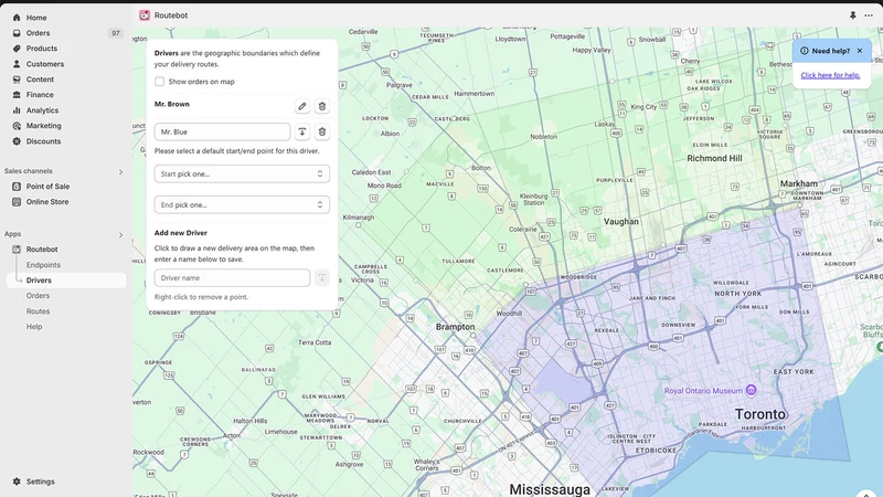 RouteBot: the Delivery Planner