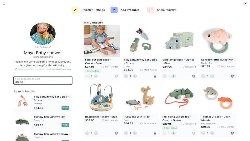 Listify: Gift Registry