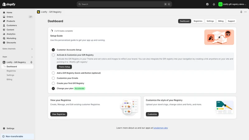 Listify: Gift Registry
