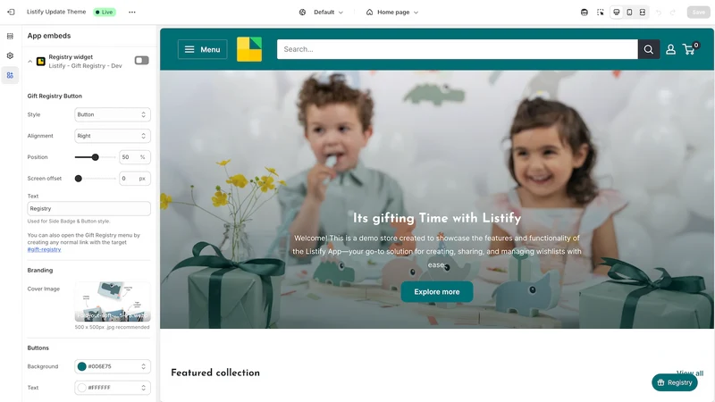 Listify: Gift Registry