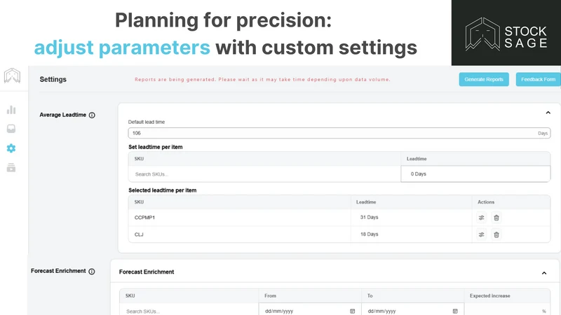 Forthcast Inventory Management