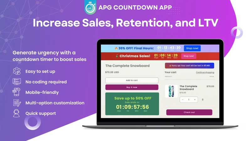 APG Countdown Timer Bar