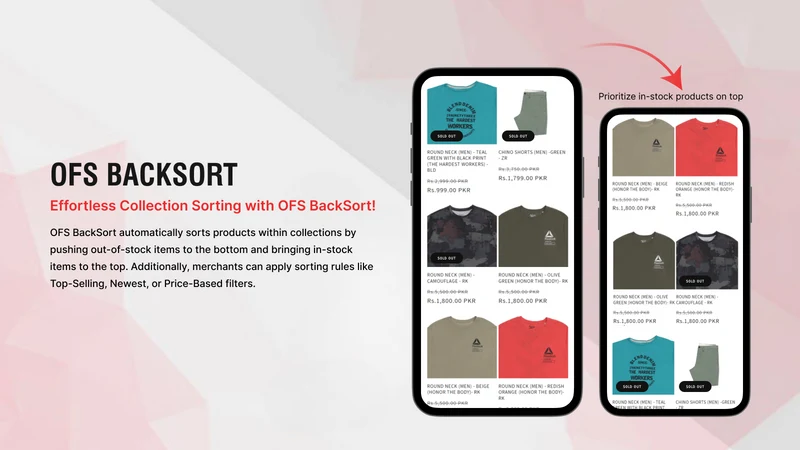 OFS BackSort Product Manager