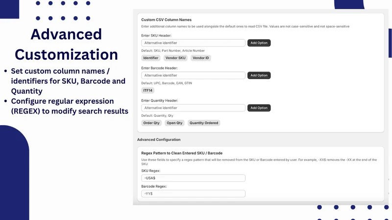 Quick Order / Draft CSV Import