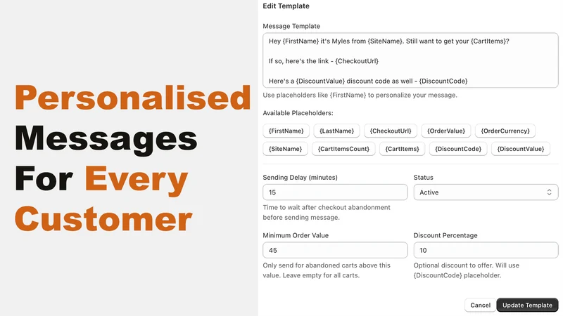 BomboCart: SMS Marketing