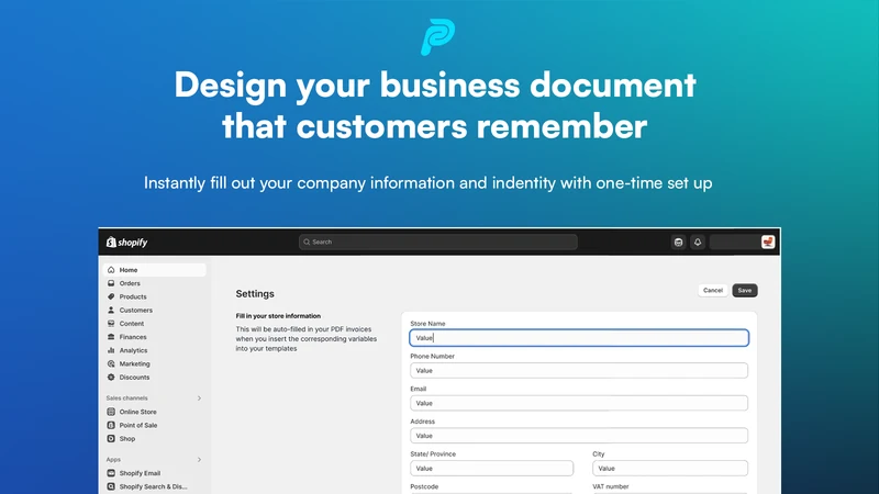 Pullush Order Printer, Invoice