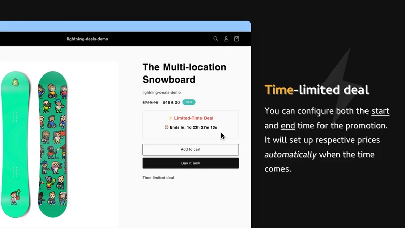 Lightning Deals: Sales Booster